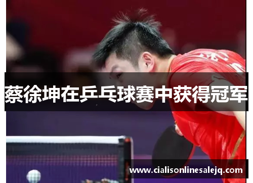 蔡徐坤在乒乓球赛中获得冠军